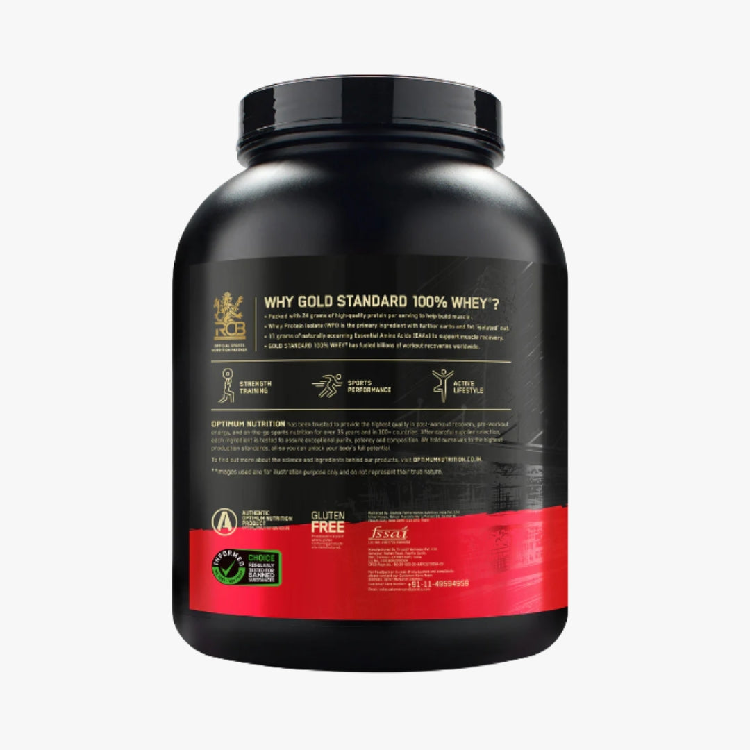 Gold Standard 100% Whey Protein Powder | Vanilla Ice Cream | 5 lbs