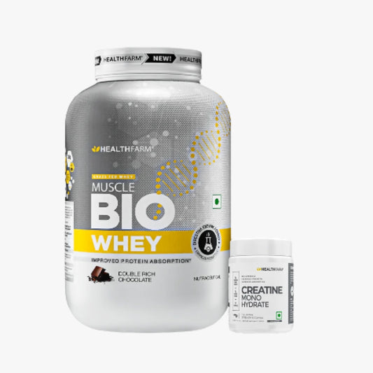 Healthfarm Muscle Bio Whey | Grass Fed Protein | Improved Protein Absorption